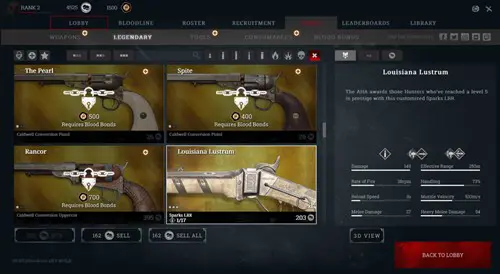 Hunt Showdown prestige rewards
