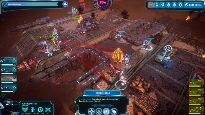 Warhammer 40K Chaos Gate Daemonhunters combat screenshot