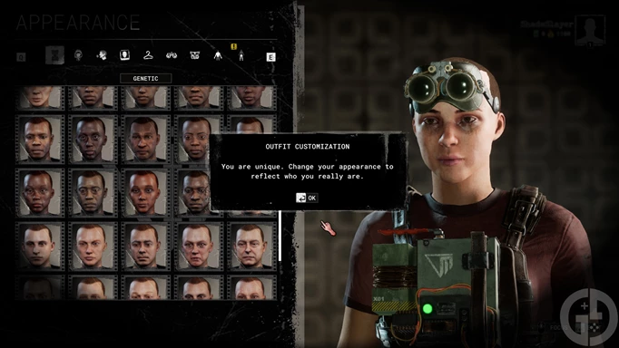 Character customisation in The Outlast Trials