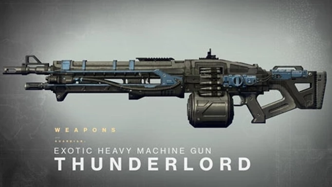 Thunderlord, one of the best PvE weapons in Destiny 2
