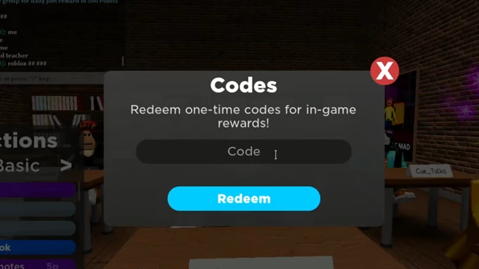 Redeeming codes in The Presentation Experience