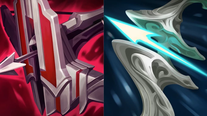 League of Legends: Immortal Shieldbow and Galeforce item icons
