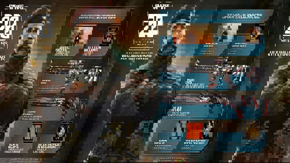 All 20 Years of Call of Duty daily login rewards in MW2, Warzone & MW3