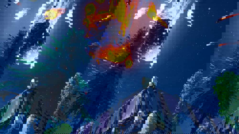 Can you land on the meteor in Fortnite?