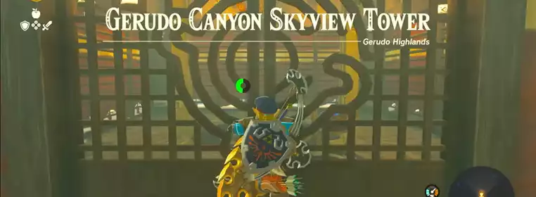 Zelda Tears of the Kingdom Gerudo Canyon Skyview Tower: Where to find & how to activate