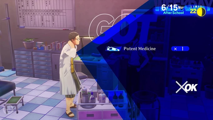 Getting the Potent Medicine in Persona 3 Reload to give to Elizabeth for P3R request #20