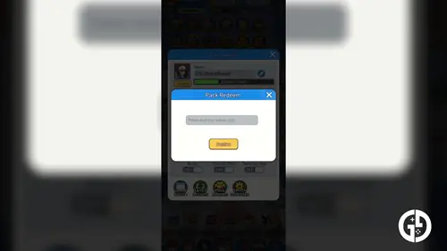 Idle Micromon codes redeem screen