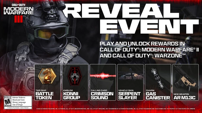 These exclusive rewards will carry over to MW3!