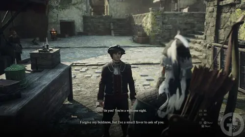 Sven in the next part of his quest in Dragon's Dogma 2
