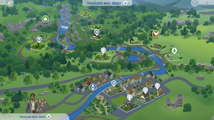 Residential lots in The Sims 4