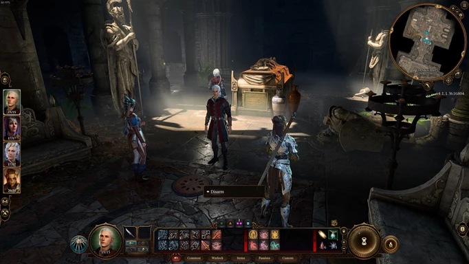 an image showing how to Disarm traps in Baldur's Gate 3
