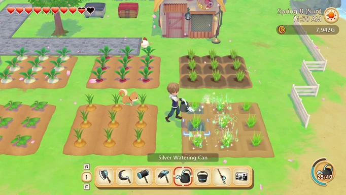 gameplay of Story of Seasons: Pioneers of Olive Town, one of the best games like Stardew Valley
