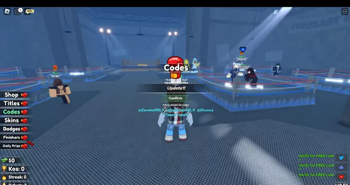 Roblox Shadow Boxing Fights Codes (June 2023) - Prima Games