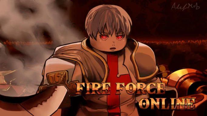 Fire Force Online key art on Roblox