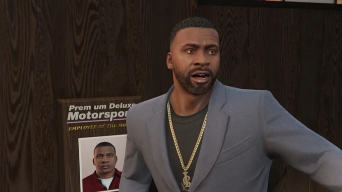 The Contract DLC cutscene gives us our first hint at GTA Online Franklin's kids.