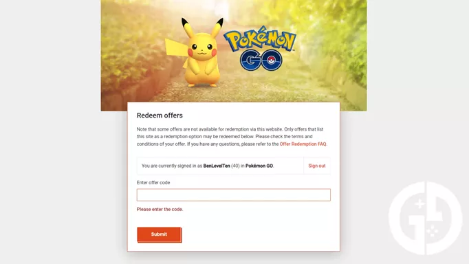 Are there any active Pokemon GO promo codes in December 2023?