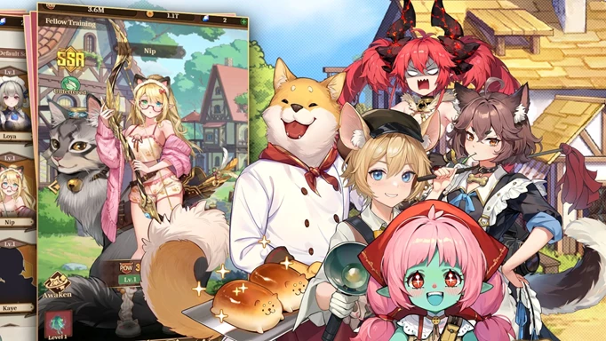 Image of the characters in Isekai Slow Life