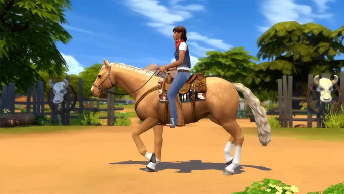 Sim Riding Horse Sims 4