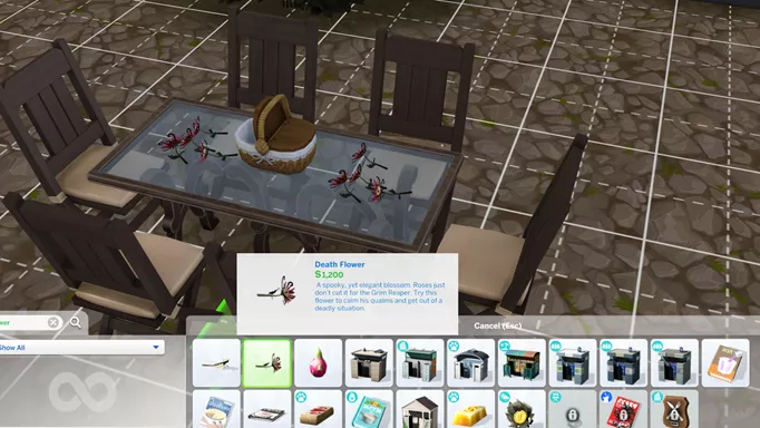 How To Get The Death Flower (Cheat) - The Sims 4 