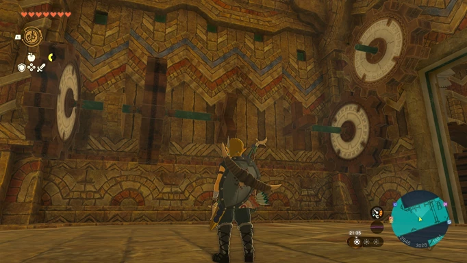 Screenshot showing the gears you need to connect in Zelda: Tears of the Kingdom