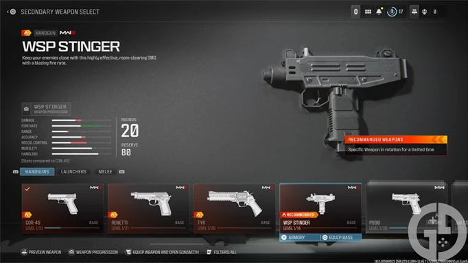 Image of the WSP Stinger in MW3