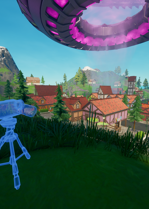 Where to place video cameras at different Landing Ship locations in Fortnite