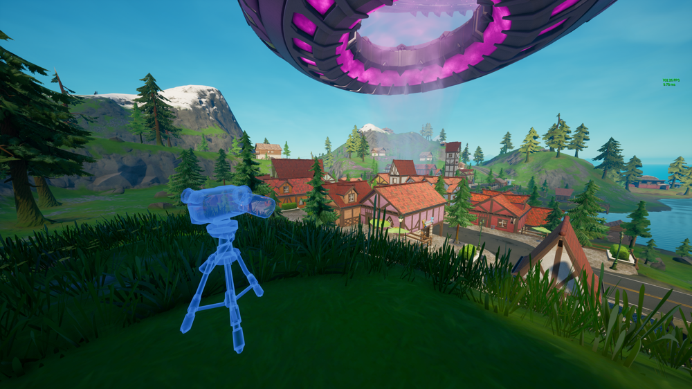 Where to place video cameras at different Landing Ship locations in Fortnite