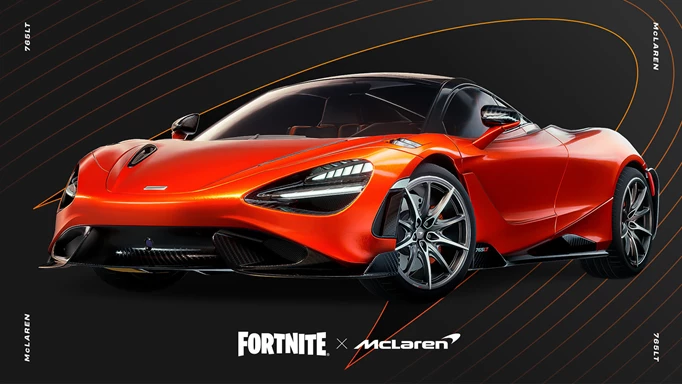 Fortnite McLaren car