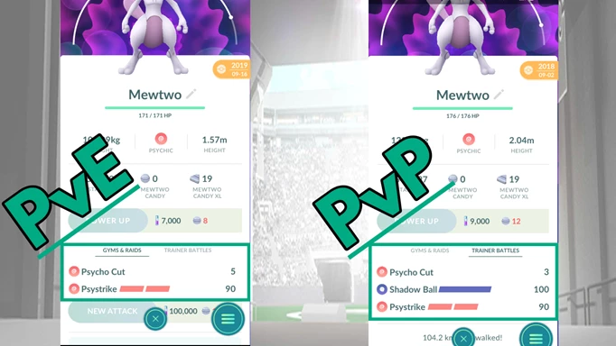pokemon go mewtwo best movesets for pve and pvp
