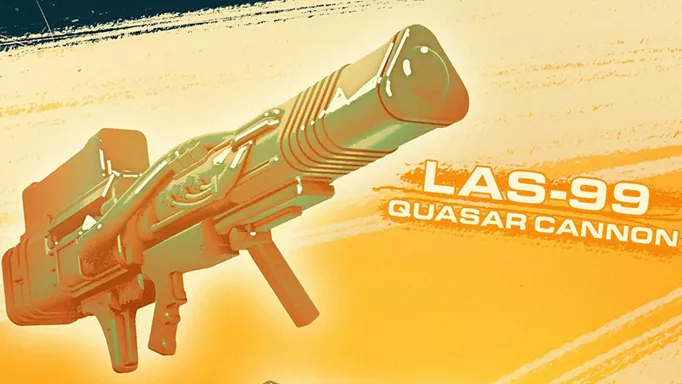 The first look at the LAS-99 Quasar Cannon in Helldivers 2.