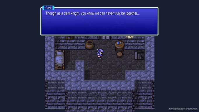 Screenshot of the font in Final Fantasy V Pixel Remaster