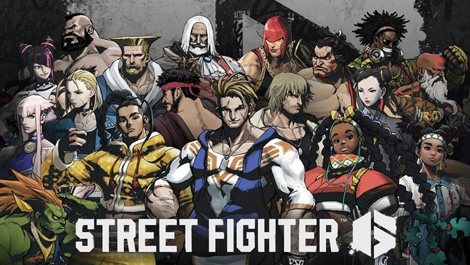 Art of the initial roster of 18 fighters in Street Fighter 6