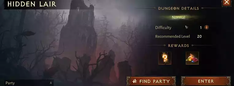 Diablo Immortal Hidden Lair Locations