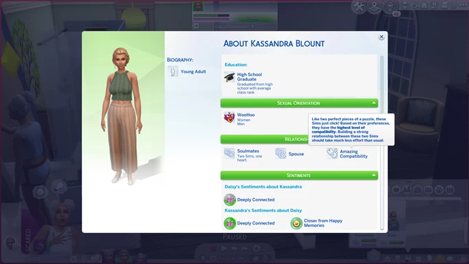 Sim compatibility in The Sims 4
