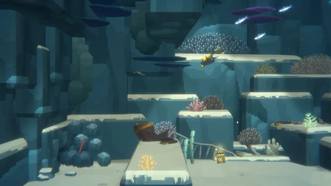 Finding the crowbar beneath the shipwreck in Dave the Diver