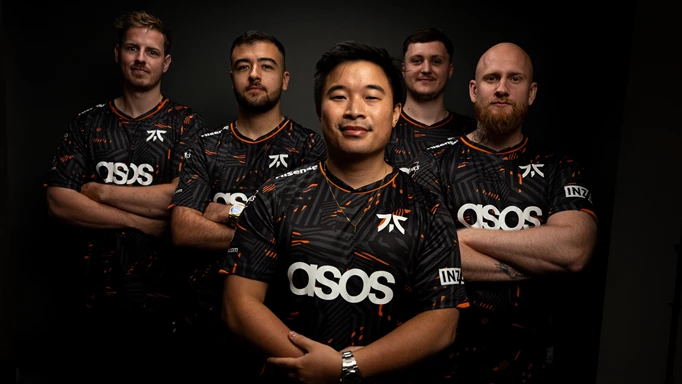 Image of the five players in Fnatic's CS:GO team