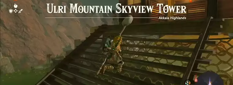 Zelda Tears of the Kingdom Ulri Mountain Skyview Tower: Where to find & how to activate