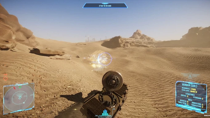 gameplay of Silica showing a vehicle in use