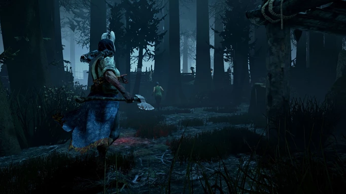 The Red Forest map, home to The Huntress and The Plague in Dead by Daylight