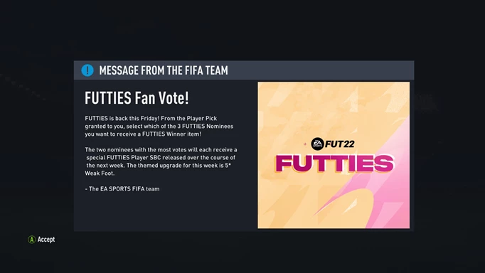 FIFA 22 FUTTIES details