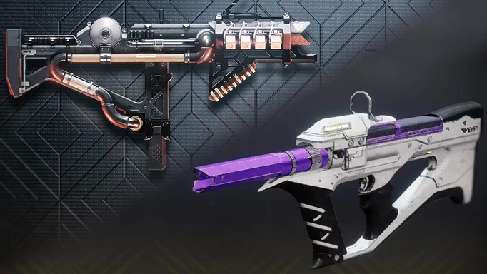 The Ikelos SMG and the Funnelweb, two of the best PvE weapons in Destiny 2