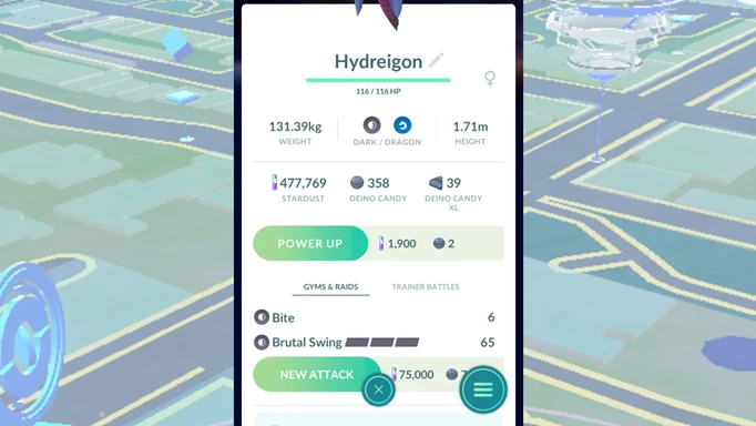 pokemon go hydreigon best pve moveset