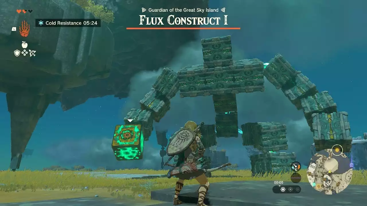 How to find and defeat the Flux Construct I Boss in Zelda: Tears of the Kingdom