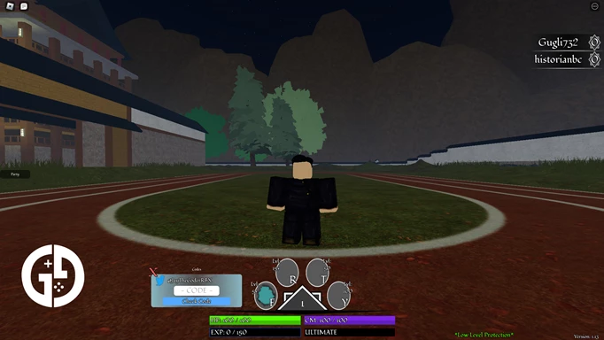 an image of the Rojutsu Blox code redemption window