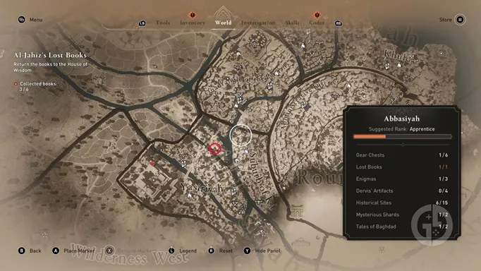 the Assassin's Creed Mirage 'A Challenge' Enigma reward location