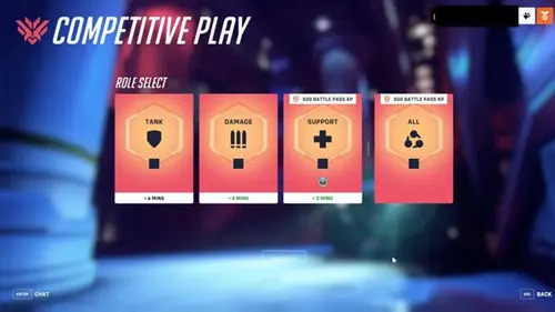 Overwatch 2 Competitive Changes in Season 3: the competitive menu