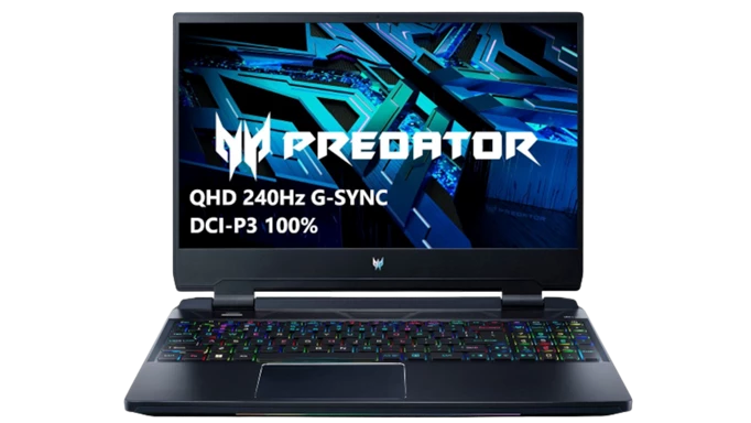 Screenshot of an Acer Predator Helios 300 laptop