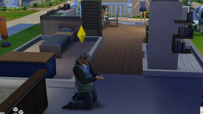 Death by overexertion in The Sims 4