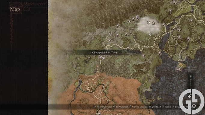 Image of the Mage Maister's location in Dragon's Dogma 2