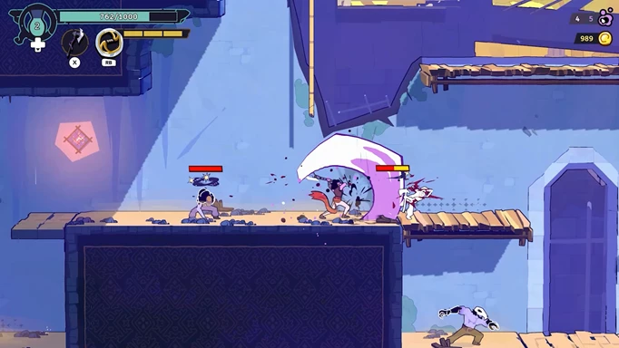 Rogue Prince of Persia gameplay screenshot showing combat